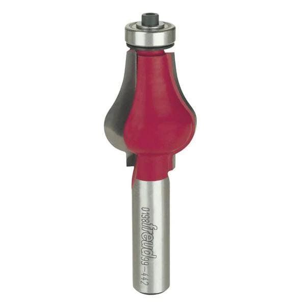 Handrail Router Bit - 1/2" SH 1-3/16" D 1-1/2" CL 3-1/2" OL - Large Radius:1"
